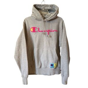Champion Hoodie Unisex with colorful accents CUTE!!!
